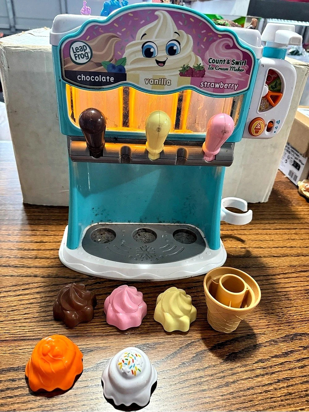 LeapFrog Count & Swirl Ice Cream Maker Pretend Play Toy